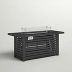 Propane Outdoor Fire Pit Table With Lid Versatile Fuel Options