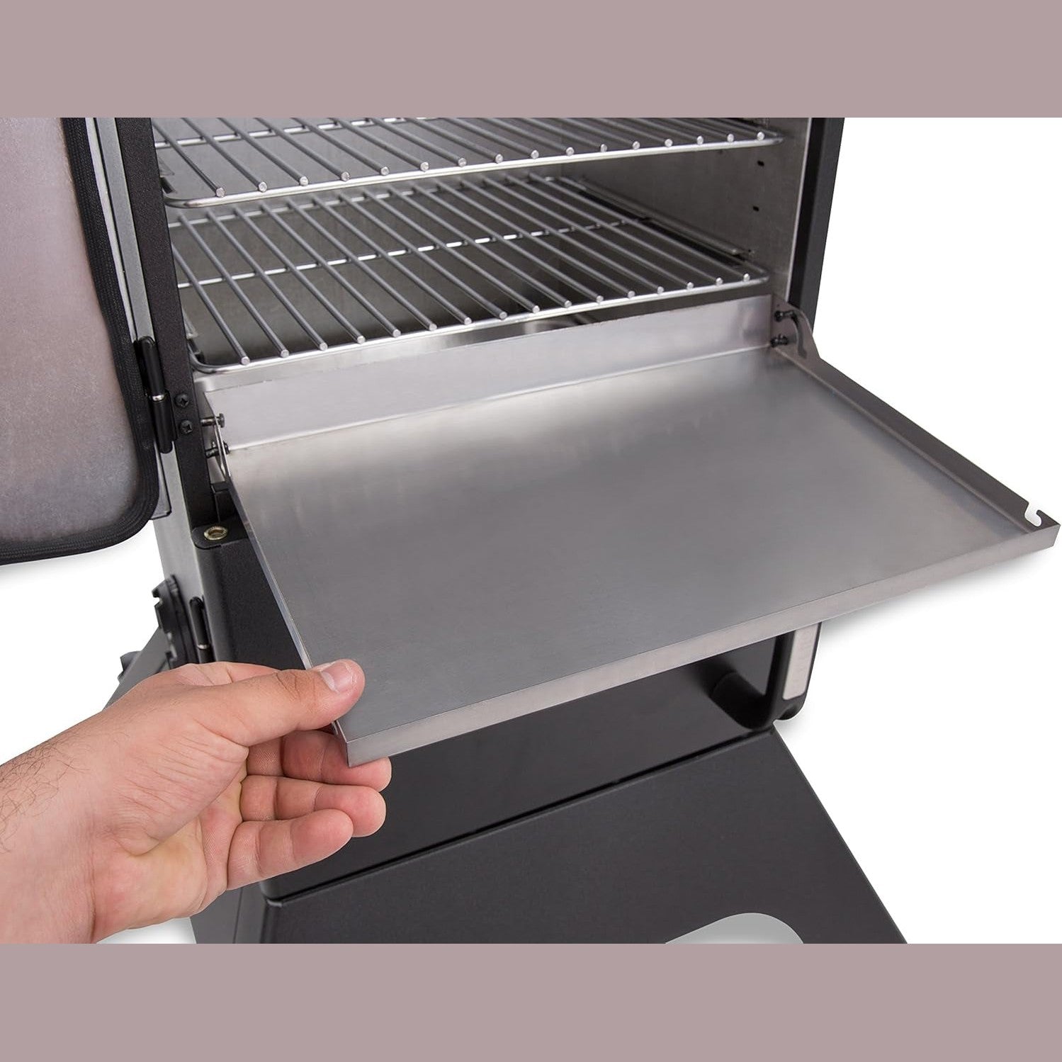 Broil King - 923617 Vertical Natural Gas Cabinet Smoker, Black