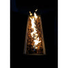 Outdoor Fire Table With Lid Fuel Versatility - Black