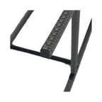 5-Piece Wicker Patio Bar Set With Cushions & Acacia Table