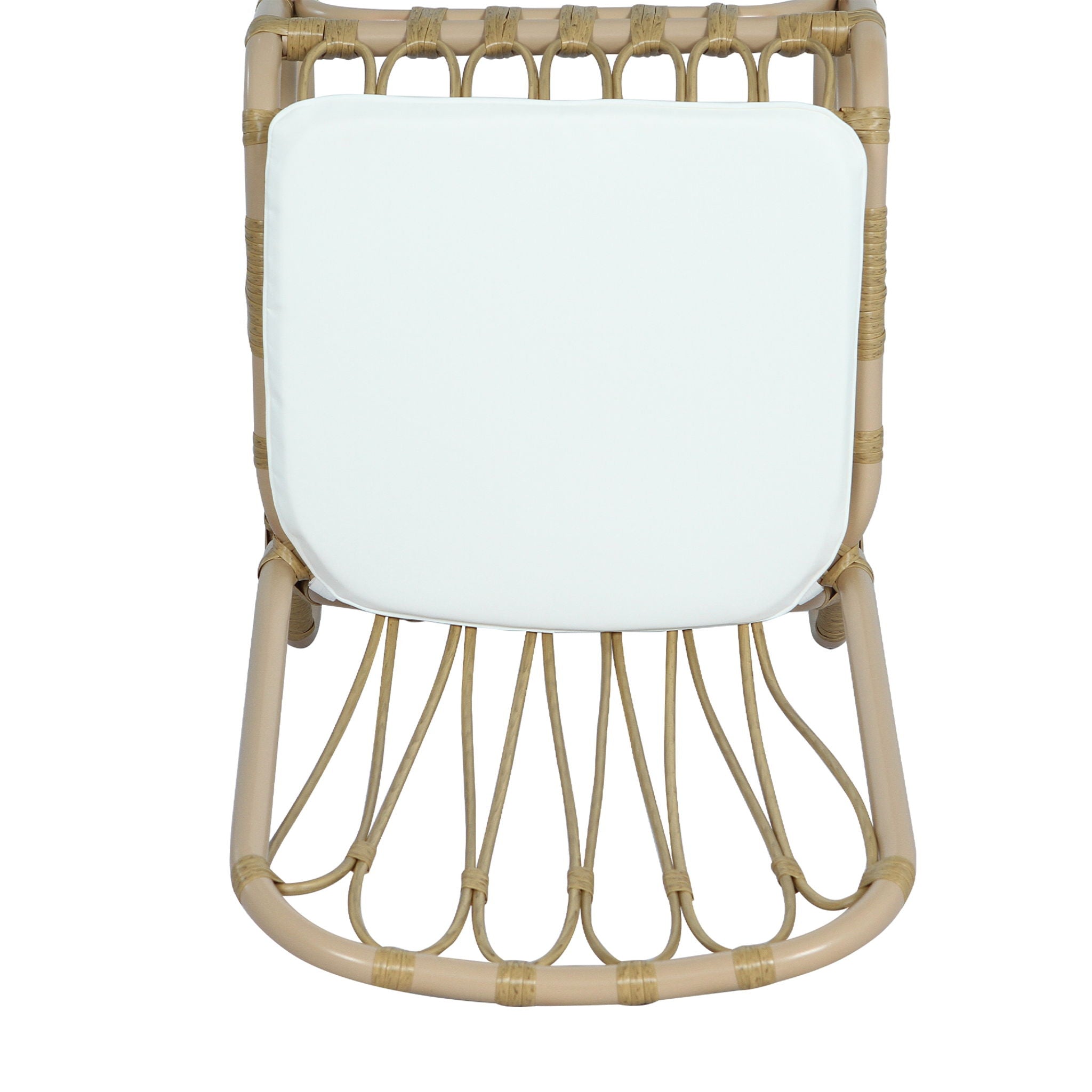 Outdoor Wicker Dining Chairs With Washable Cushions (Set of 2)