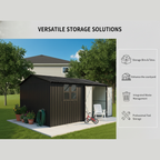 12 x 10 ft Metal Garden Shed