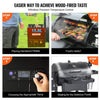 53-Inch Heavy-Duty Portable Wood Pellet BBQ Grill With Cart