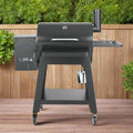 53-Inch Heavy-Duty Portable Wood Pellet BBQ Grill With Cart