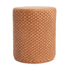 Evie Outdoor Patio Round MGO Side Table Brown
