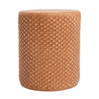 Evie Outdoor Patio Round MGO Side Table Brown