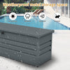 260 Gallon Metal Outdoor Deck Box Waterproof