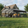 20'x20' Galvanized Steel Carport Canopy