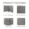 3 Panel Outdoor Air Conditioner Fence Screen