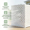 Outdoor 3 Panel Air Conditioner Fence Screen