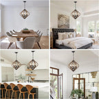 Farmhouse Chandelier- 6 Light Rustic Light Fixture