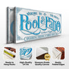 Personalized Swimming Pool Sign
