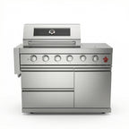 75300 BTU 6 Burners Deluxe Stainless Steel Gas Outdoor Kitchen Barbecue Island Grill