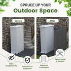 50" W x 49" H Outdoor Privacy Screen, Air Conditioner Fence