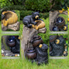 Bear Outdoor Water Fountain with LED Lights | 23.62"