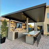 Outdoor Kitchen Pavilion  20'x 20' Luxury BBQ Island