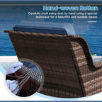 Outdoor Patio Furniture Set with Fire Pit Table