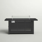 Propane Outdoor Fire Pit Table With Lid Versatile Fuel Options
