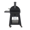 62-Inch Heavy-Duty Portable Wood Pellet BBQ Grill / Smoker With Cart