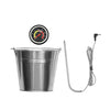 62-Inch Heavy-Duty Portable Wood Pellet BBQ Grill / Smoker With Cart