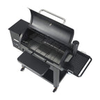62-Inch Heavy-Duty Portable Wood Pellet BBQ Grill / Smoker With Cart