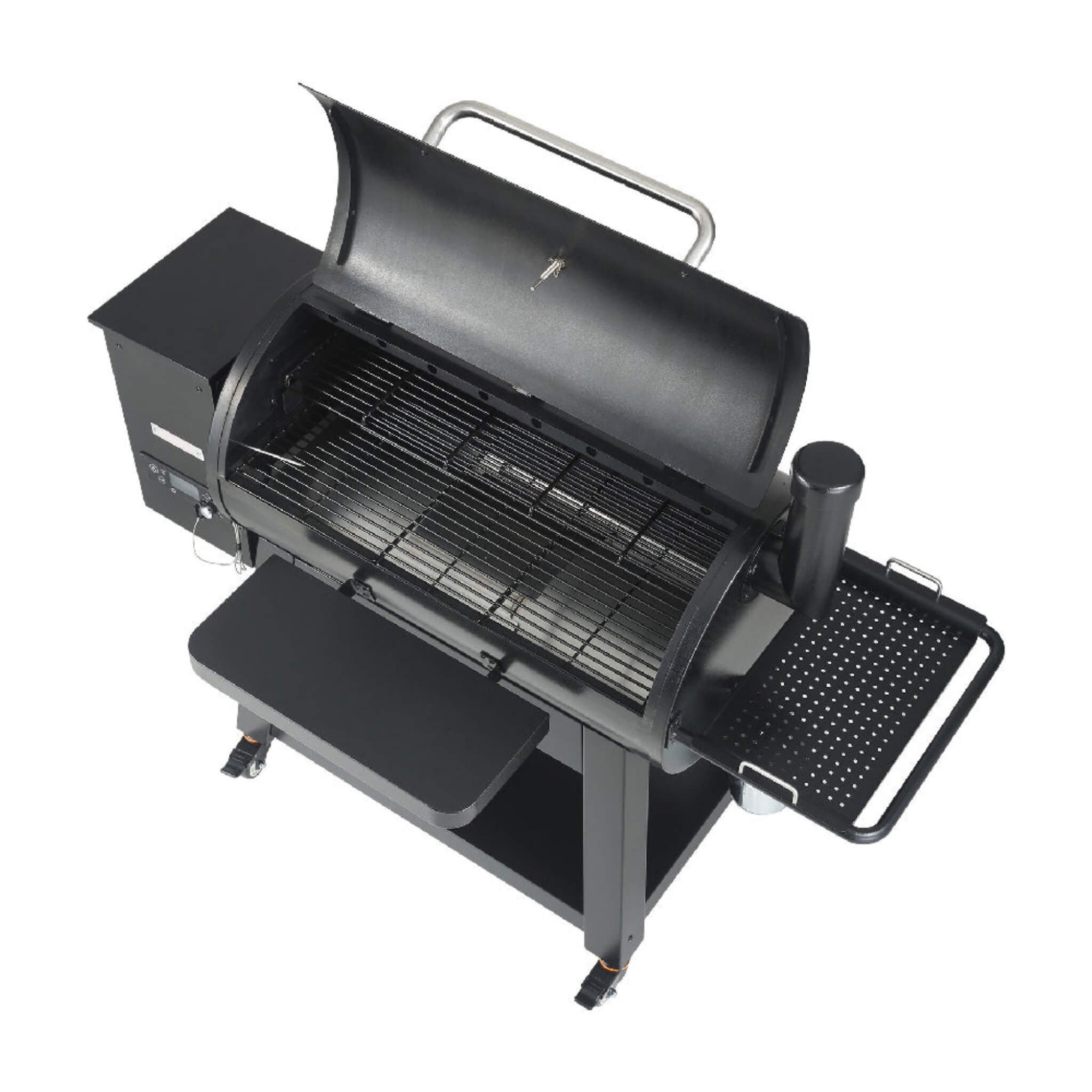 62-Inch Heavy-Duty Portable Wood Pellet BBQ Grill / Smoker With Cart