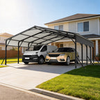 20'x20' Galvanized Steel Carport Canopy