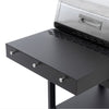 2+2 multifunctional gas barbecue grill and covered grill combination for outdoor cooking