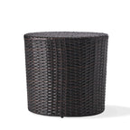 Kingstown Round Wicker Barrel Side Table