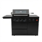 46-Inch 75300 BTU 6-Burners Deluxe Stainless Steel Gas Outdoor Barbecue Grill
