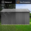 12 x 10 Ft Metal Garden Shed for Outdoor Storage