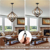 Farmhouse Chandelier- 6 Light Rustic Light Fixture