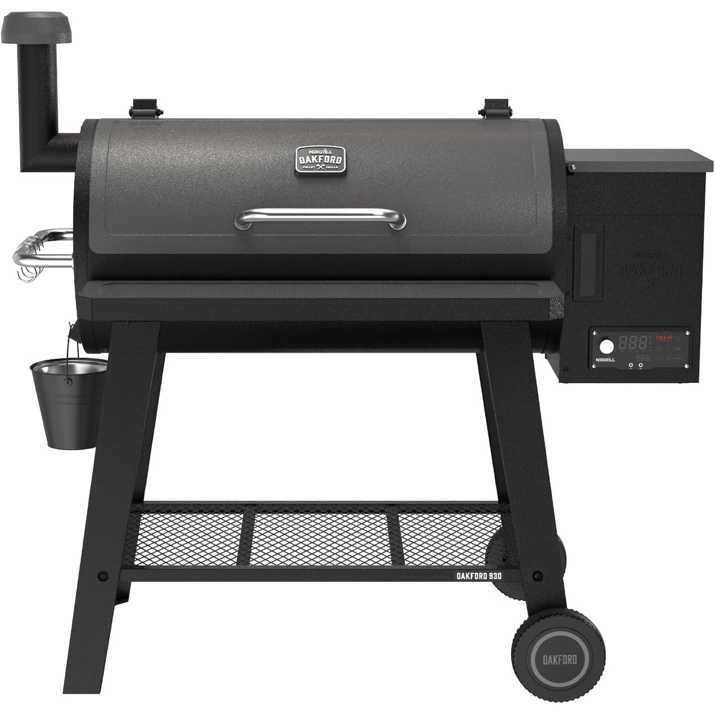 Oakford 930 Wood Pellet Grill with 930 SQ in Cooking Area, Steel Wire Grates, I-Site View Indicator, Heavy Duty Pellet Smoker Grill with Bluetooth Connectivity - 910-0509