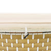 Outdoor Patio Round Rattan Daybed Sectional Beige Retractable Canopy