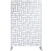 Decorative Freestanding Metal Privacy Screen For Indoor & Outdoor Use