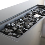 Outdoor Fire Table With Lid - Dark Gray