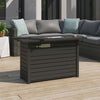 Outdoor Fire Table With Lid Fuel Versatility - Black