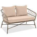 Bohemia-Inspired 4-Person Outdoor Seating Group With Removable Cushions