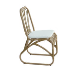 Outdoor Wicker Dining Chairs With Washable Cushions (Set of 2)