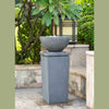 Zen Bowl Water Fountain, Outdoor Bird Feeder  2-sizes