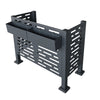 Air Conditioner Fence For Outdoor Units, Metal Privacy Fence Cover, 3 Fence Panel
