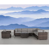 Stylish Entertainment Sectional Set, Outdoor Living