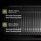 Oakford 715 Wood Pellet Grill with 715 SQ in Cooking Area, Steel Wire Grates, I-Site View Indicator, Heavy Duty Pellet Smoker Grill with Bluetooth Connectivity - 910-0508