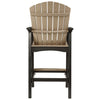 Fairen Trail - Tall Barstool (Set of 2) - Black / Driftwood