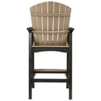 Fairen Trail - Tall Barstool (Set of 2) - Black / Driftwood