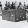 12 x 10 Ft Metal Garden Shed for Outdoor Storage