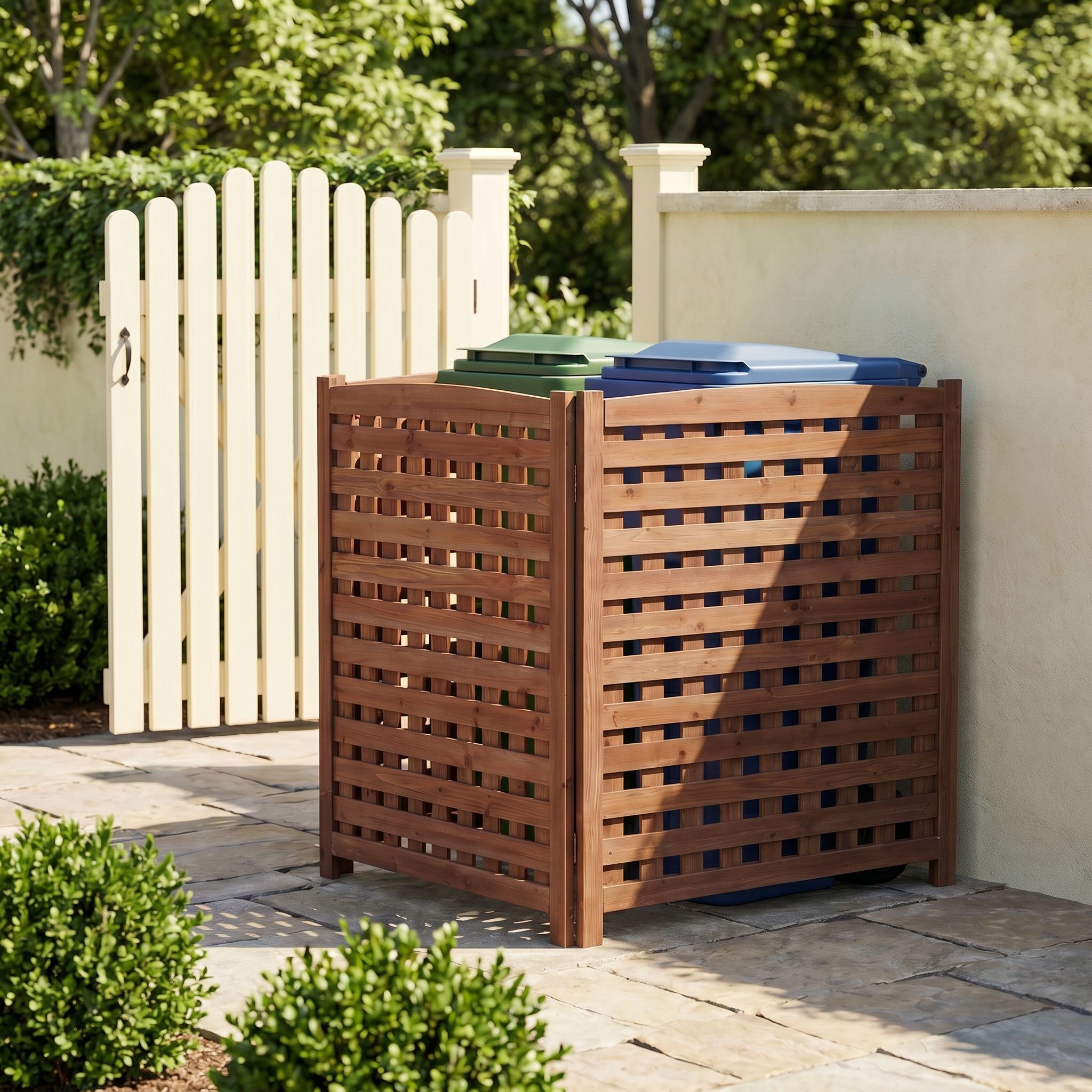 3 Panel Outdoor Air Conditioner Fence Screen