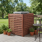 3 Panel Outdoor Air Conditioner Fence Screen
