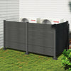 50" W x 49" H Outdoor Privacy Screen with Aluminum Posts
