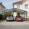 20'x20' Galvanized Steel Carport Canopy
